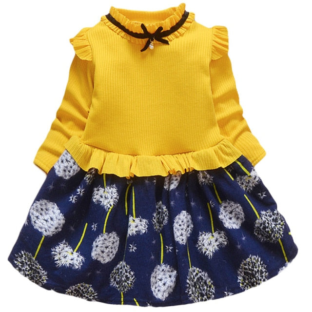 Girls Elegant Party Dress - Fine materials, carefully crafted designs, available in sizes for baby girls 7-12 months, 13-24 months, 25-36 months, and 4-6 years.