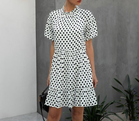 Casual Loose Sundress made of cotton-polyester blend, perfect for warmer weather. Comes in multiple colors and looks great on any body type. Affordable and stylish dress, perfect for casual events