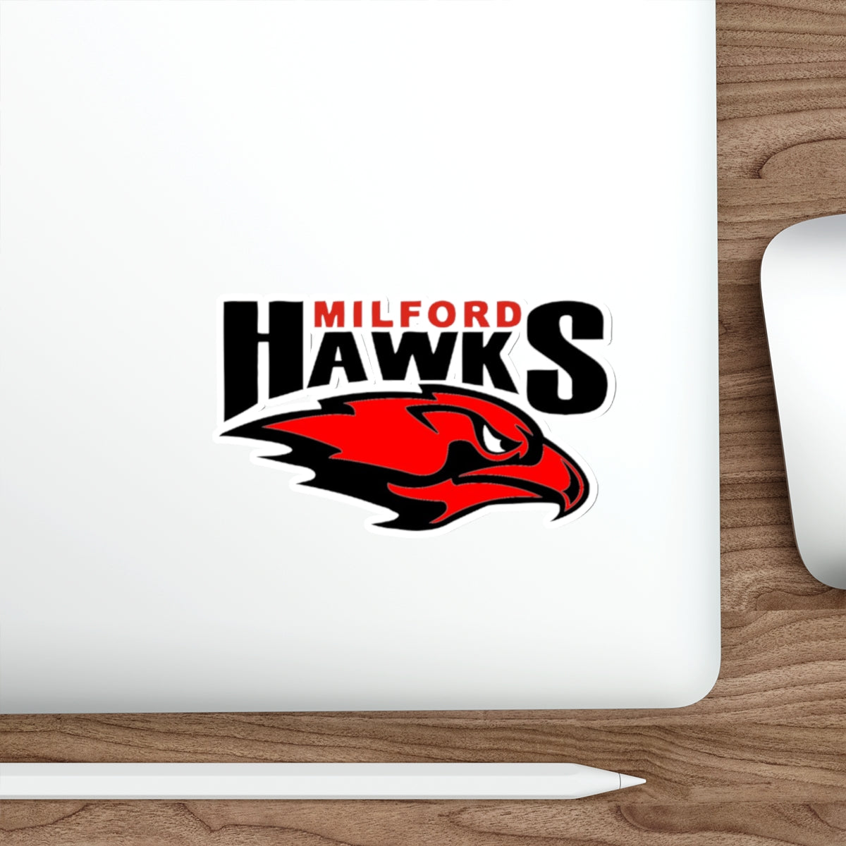 Milford Hawks Die-Cut Stickers