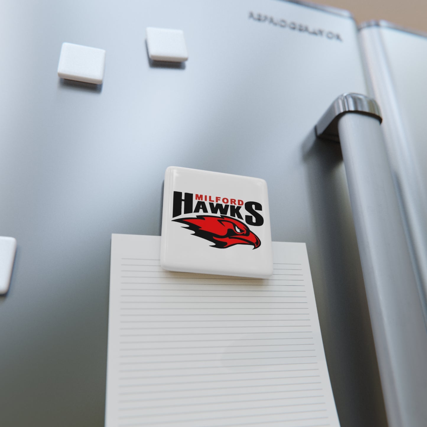 Milford Hawks Porcelain Magnet (Square)