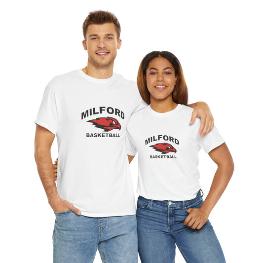 Milford Basketball Unisex Heavy Cotton Tee