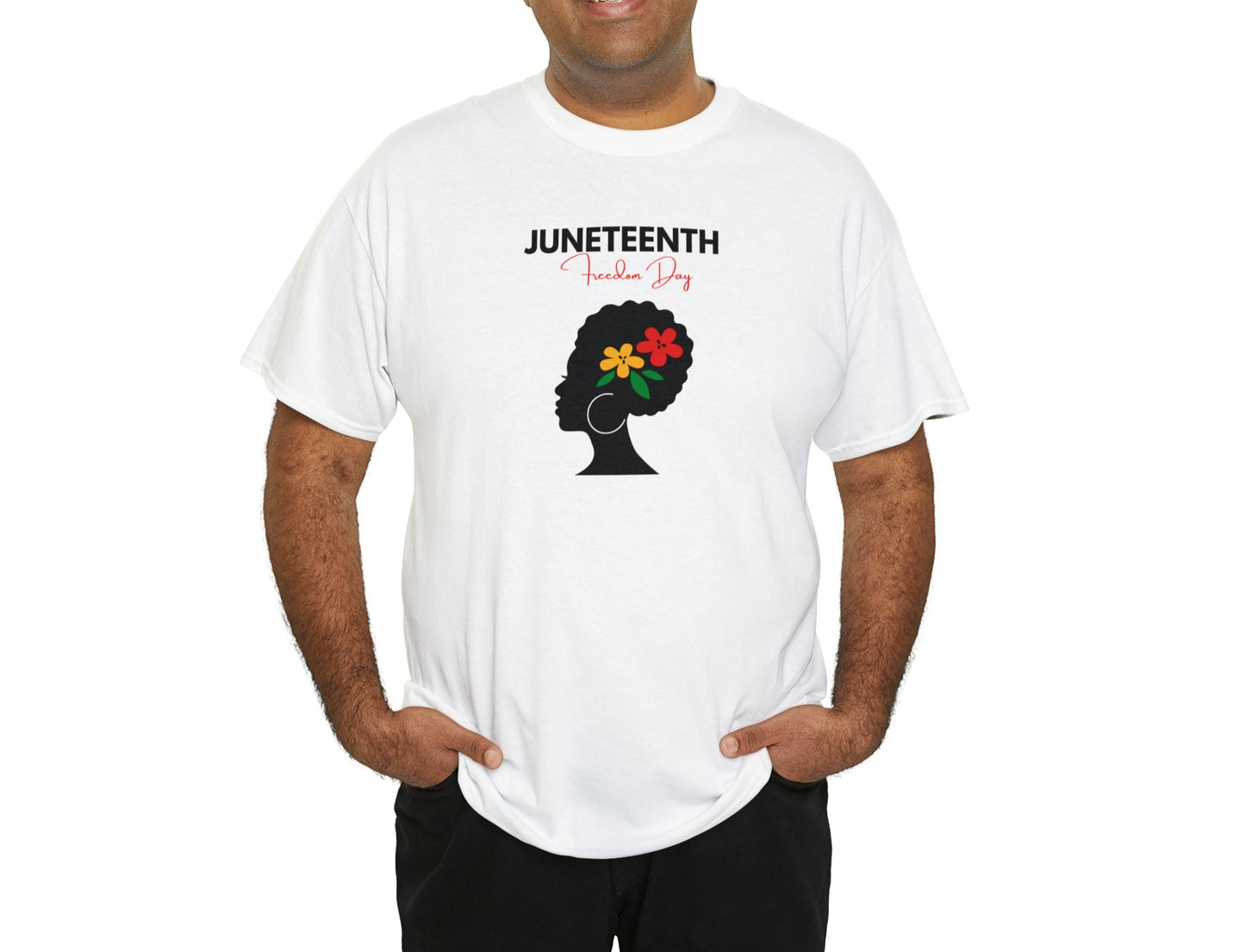 Juneteenth T-shirt - Empowering Lady Design - Symbol of Strength and Resilience