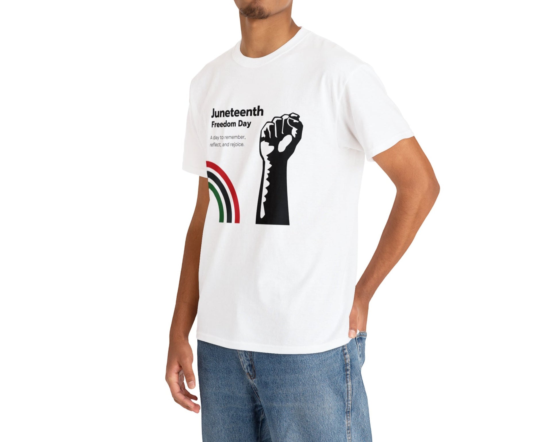 Juneteenth Freedom Day T-shirt - Remember, Rejoice, Reflect - Celebrate Freedom and Reflection