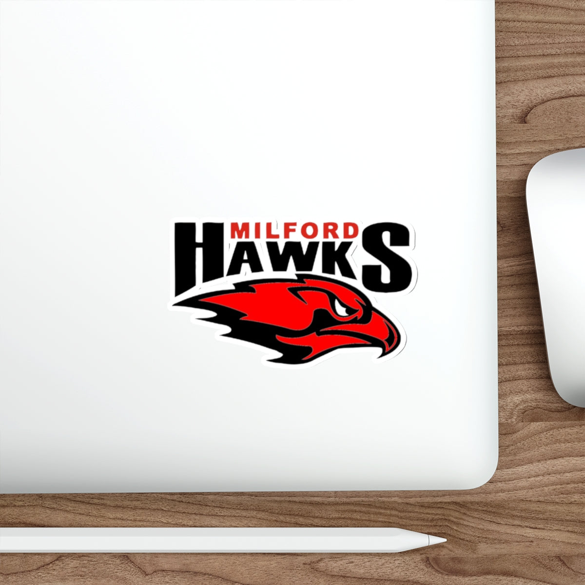 Milford Hawks Die-Cut Stickers