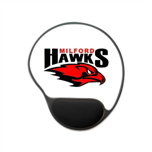 Milford Hawks Mouse Pad With Wrist Rest