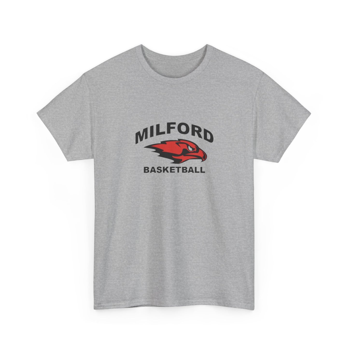 Milford Basketball Unisex Heavy Cotton Tee