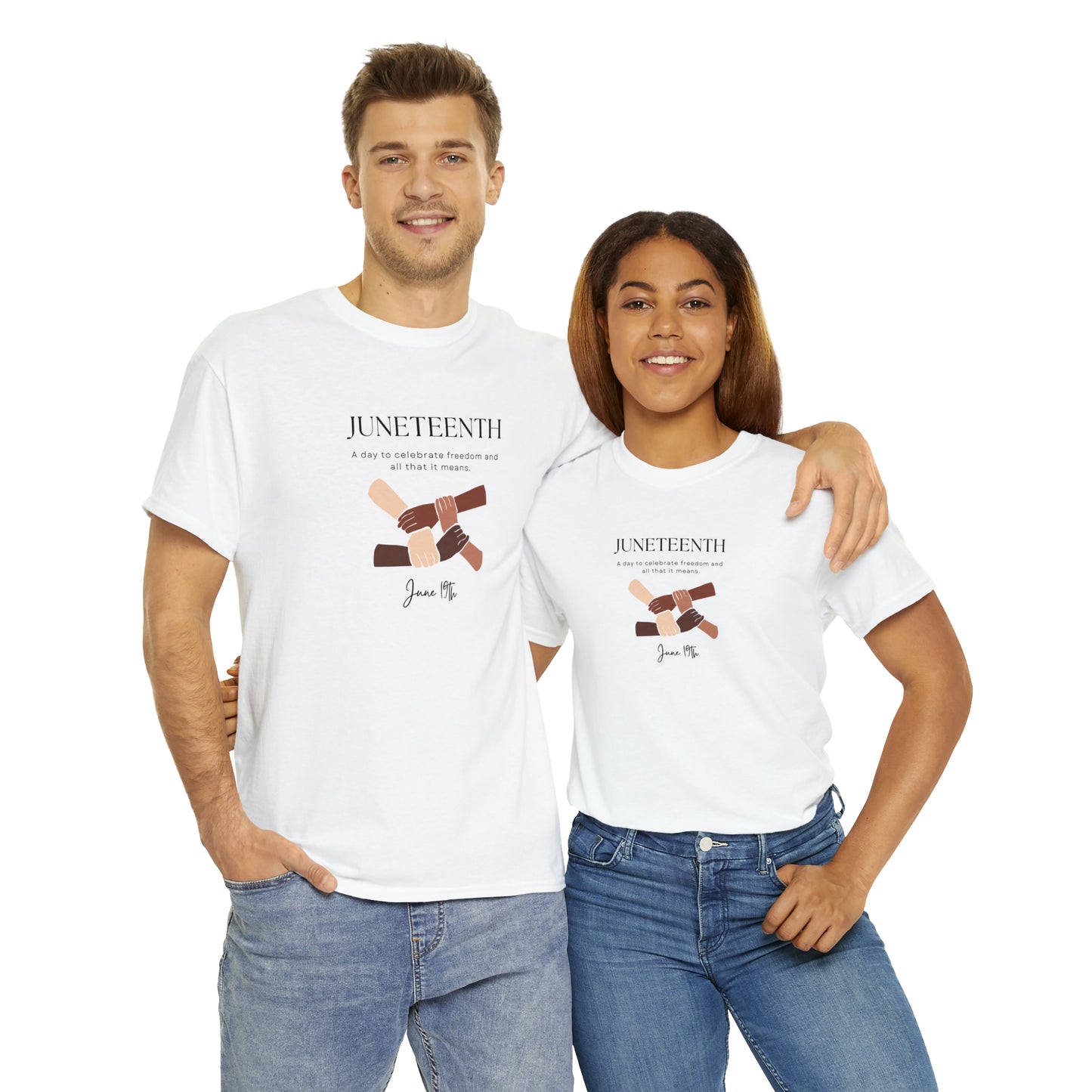 Juneteenth Celebration T-shirt - Embrace Freedom and Its Meaning - Stylish and Comfortable