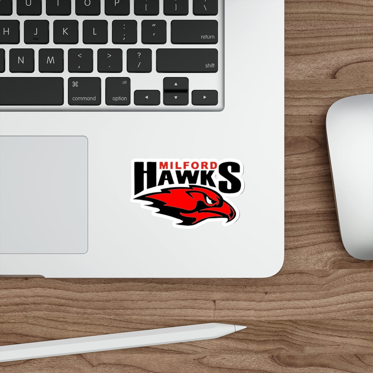 Milford Hawks Die-Cut Stickers