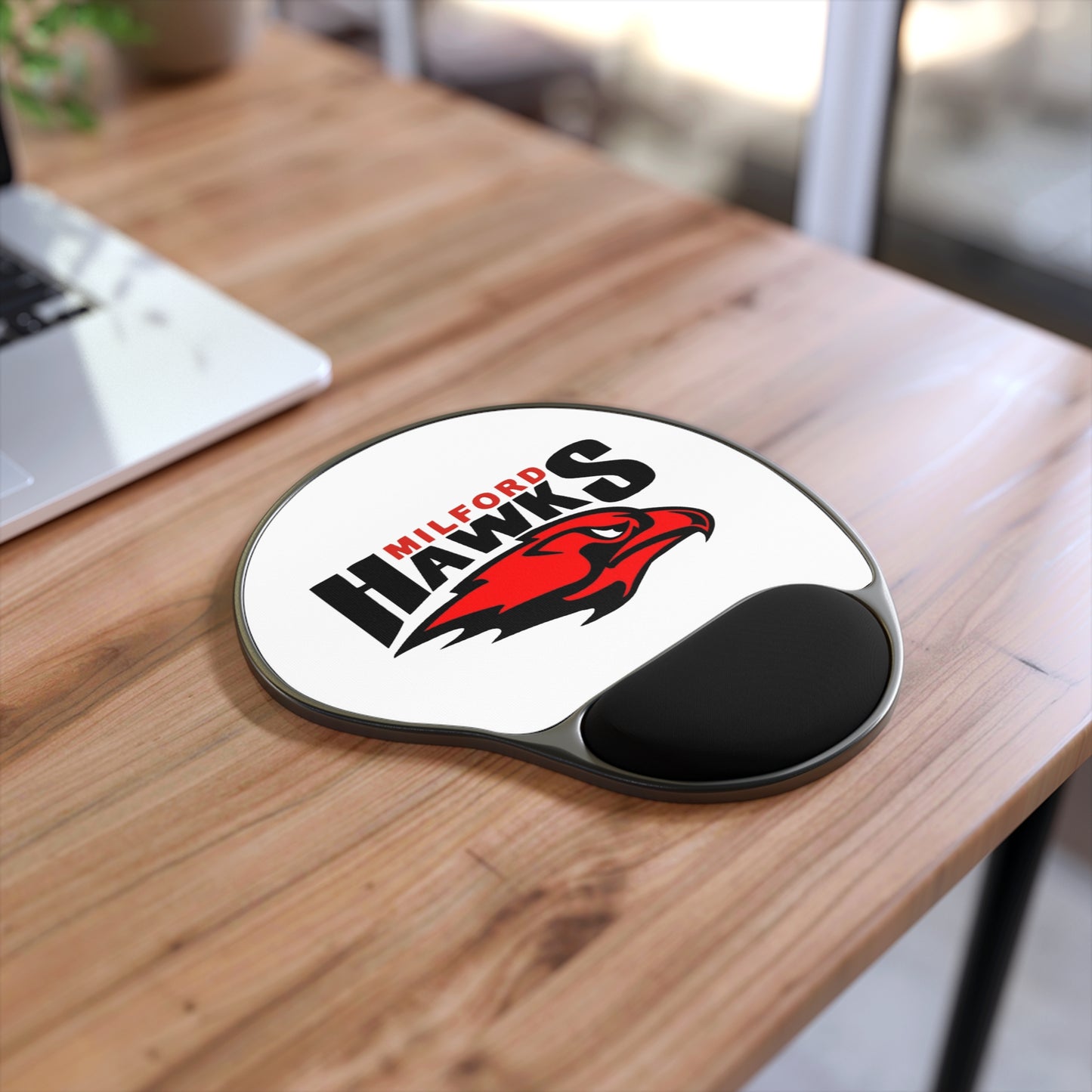 Milford Hawks Mouse Pad With Wrist Rest