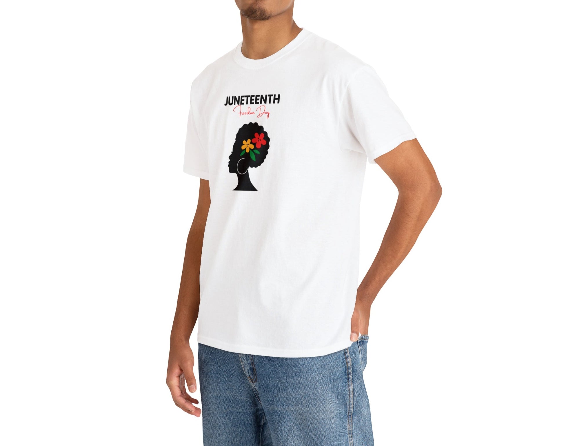 Juneteenth T-shirt - Empowering Lady Design - Symbol of Strength and Resilience