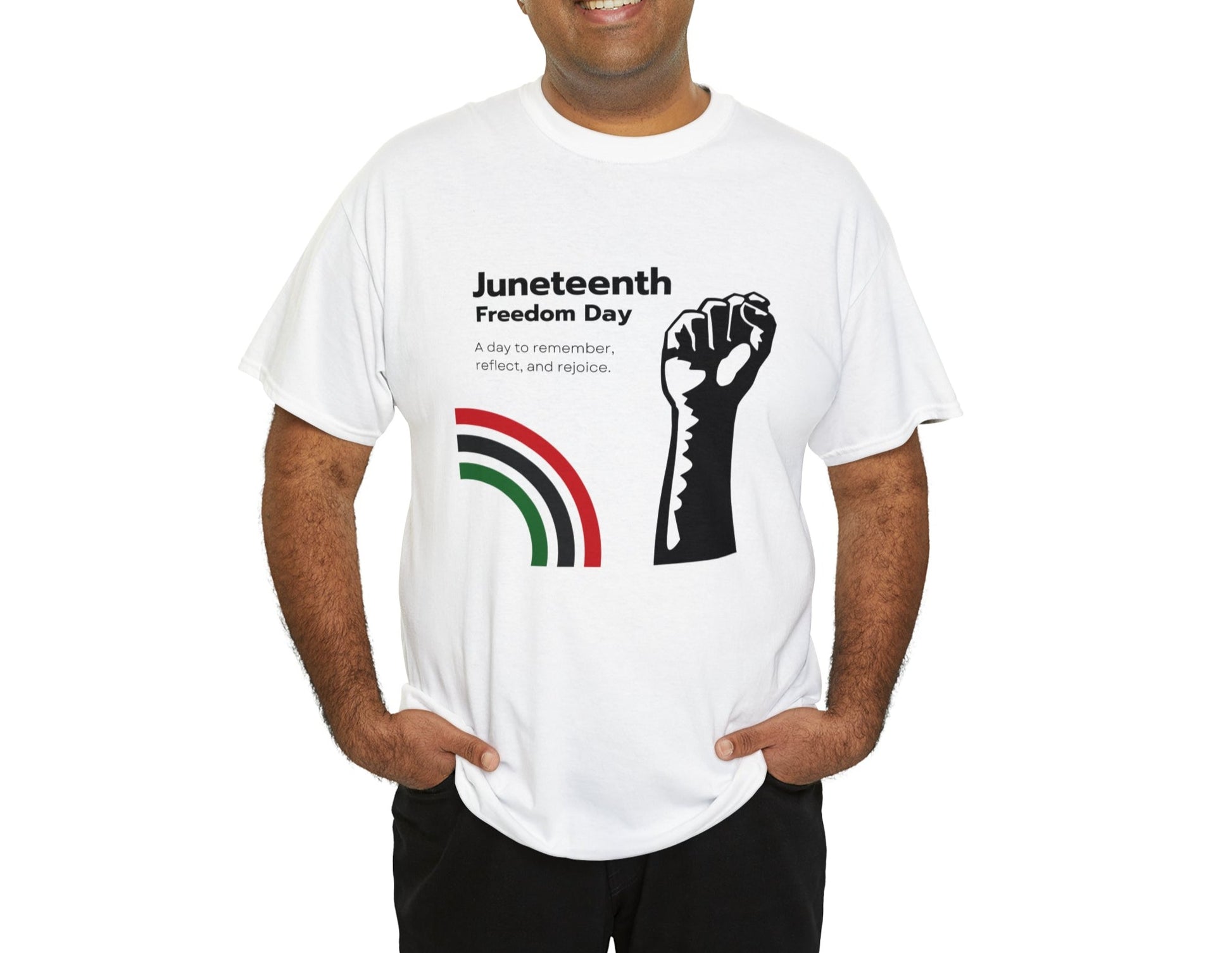 Juneteenth Freedom Day T-shirt - Remember, Rejoice, Reflect - Celebrate Freedom and Reflection