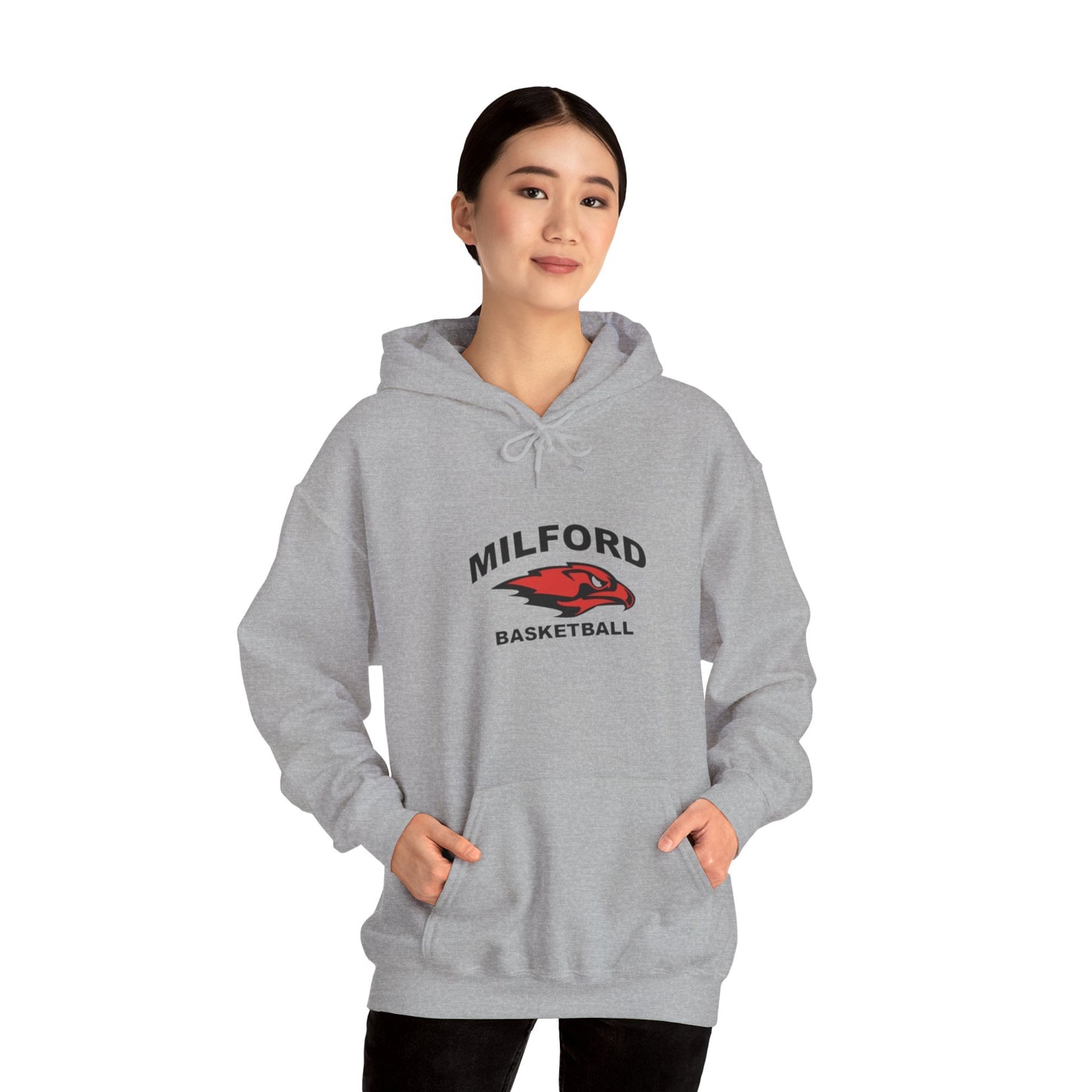 Milford Basketball Unisex Heavy Blend Hooded Sweatshirt