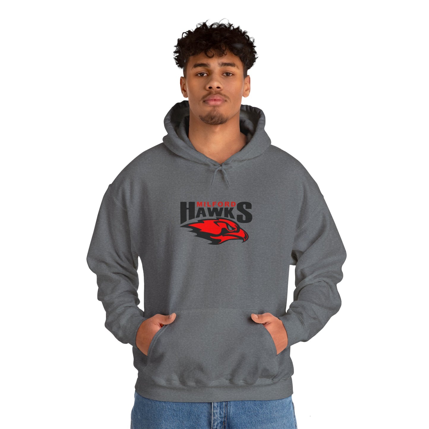 Milford Hawks Unisex Heavy Blend Hooded Sweatshirt