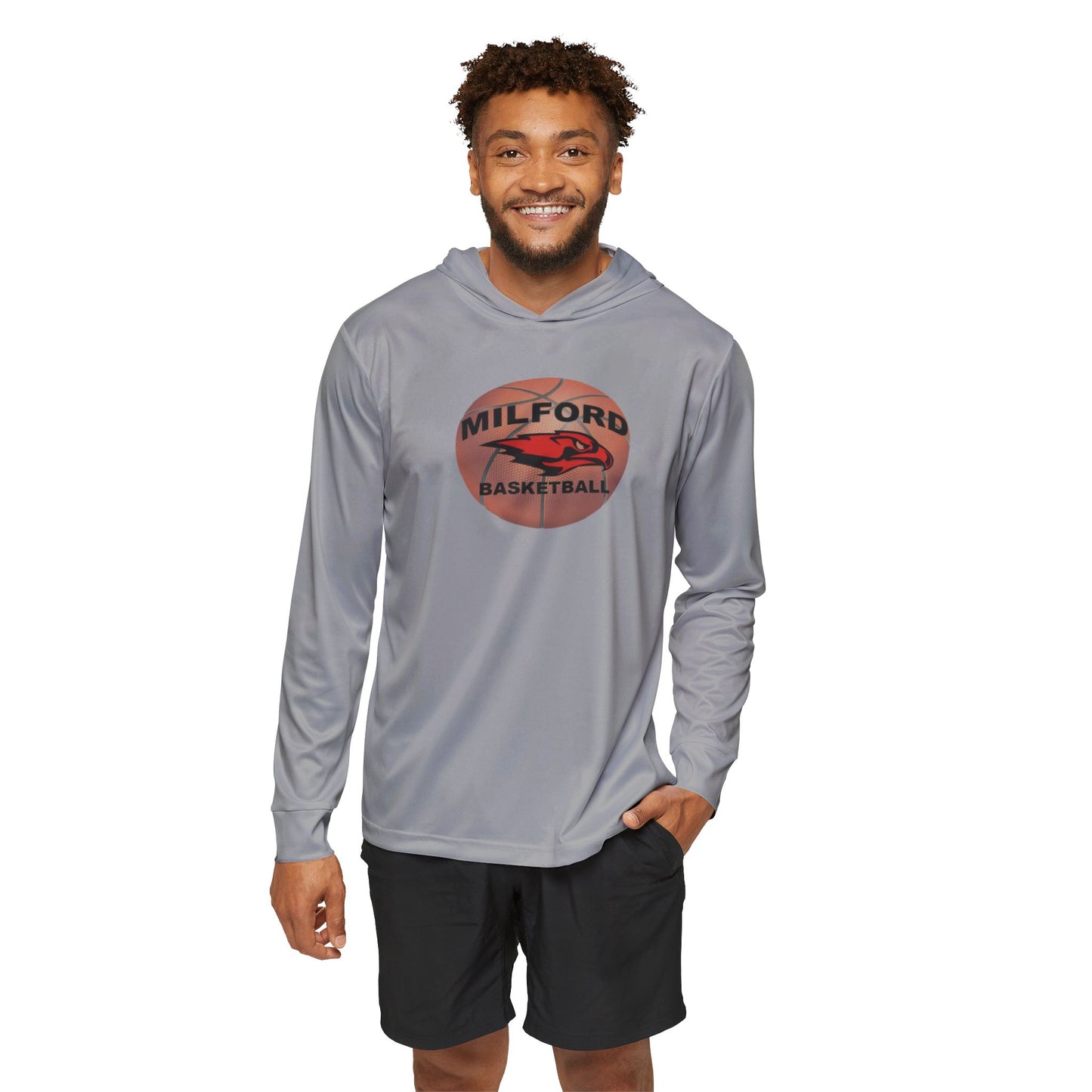 Milford Hawks Basketball Men's Sports Warmup Hoodie