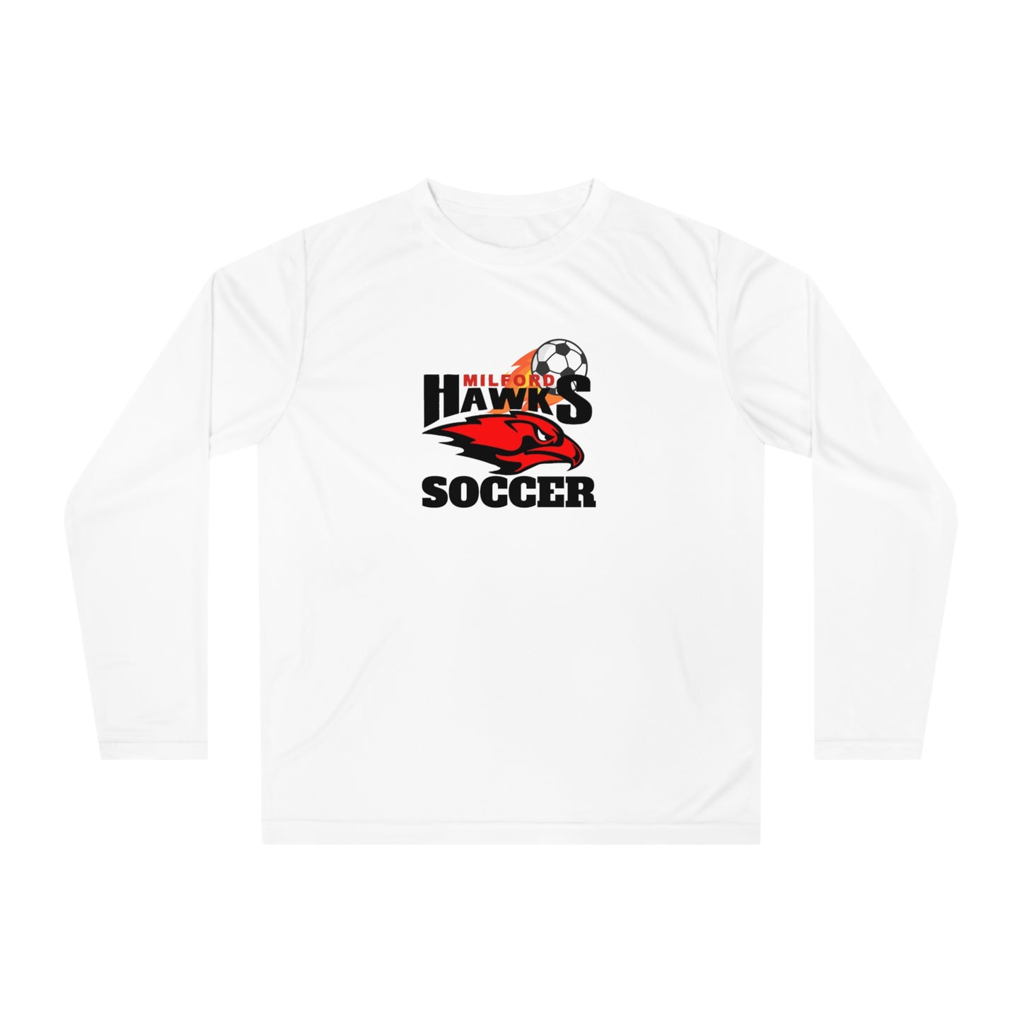 Milford Soccer Unisex Performance Long Sleeve Shirt