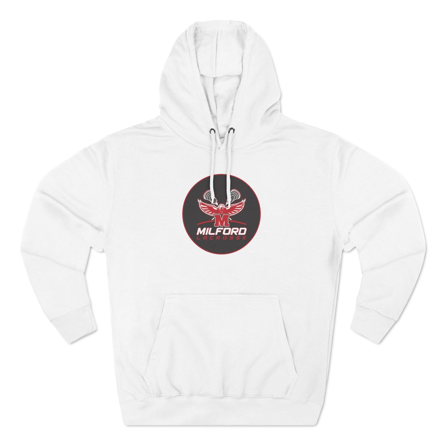 Milford Lacrosse Three-Panel Fleece Hoodie