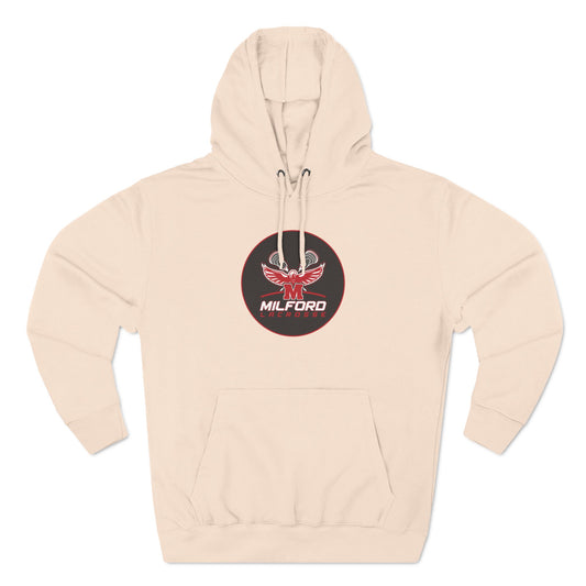 Milford Lacrosse Three-Panel Fleece Hoodie