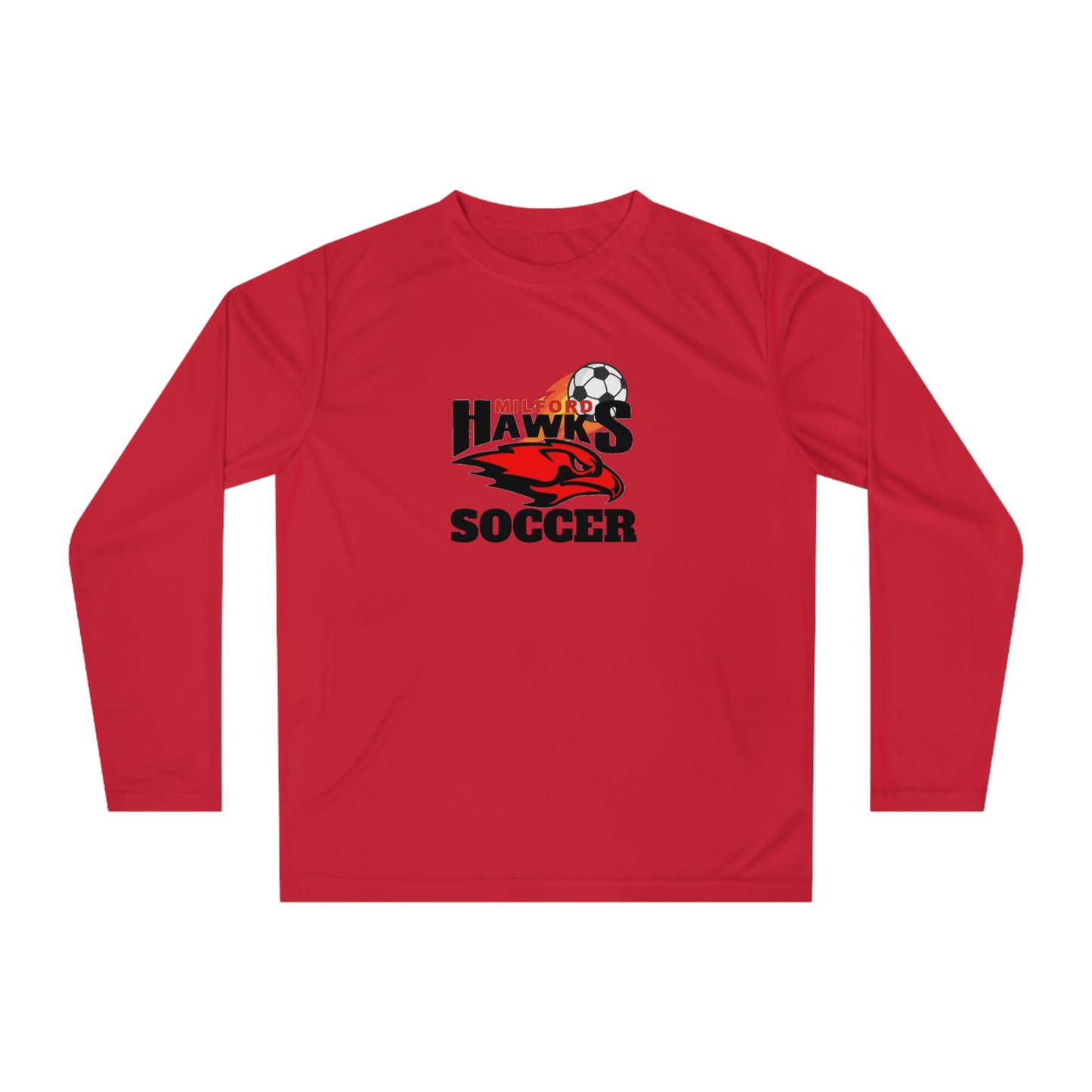 Milford Soccer Unisex Performance Long Sleeve Shirt