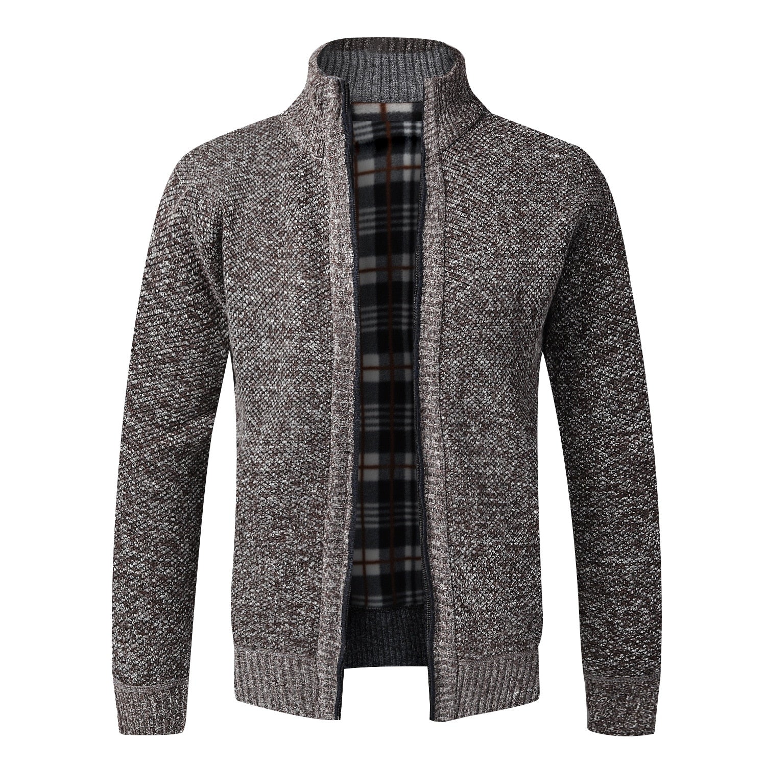 Men's Slim Fit Warm Sweater - Style and comfort in one. Ideal for autumn and winter. Crafted with quality materials and a jacket-inspired design.