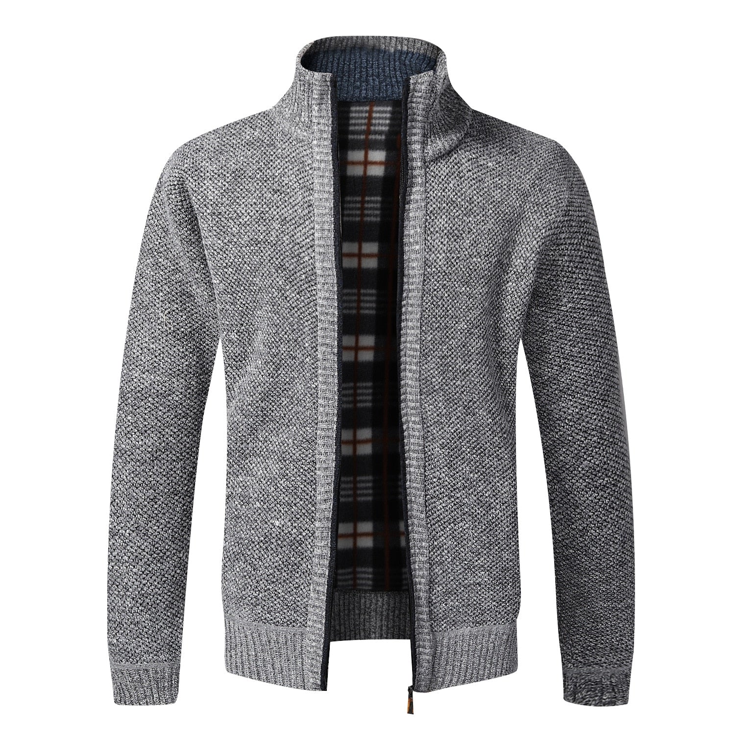 Men's Slim Fit Warm Sweater - Style and comfort in one. Ideal for autumn and winter. Crafted with quality materials and a jacket-inspired design.