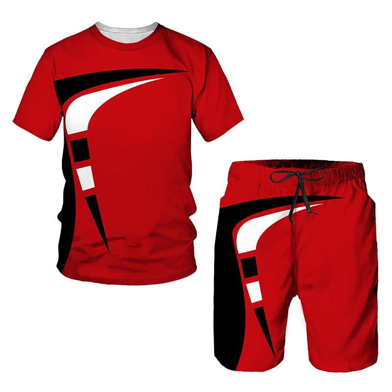 Summer Men's Trend Tracksuit Set