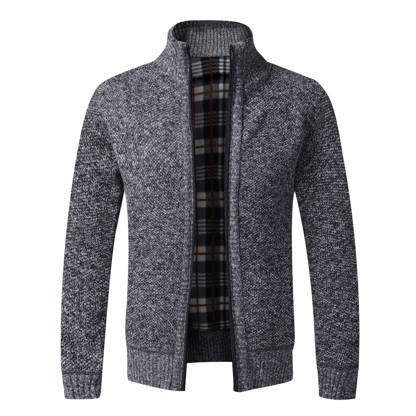 Men's Slim Fit Warm Sweater - Style and comfort in one. Ideal for autumn and winter. Crafted with quality materials and a jacket-inspired design.