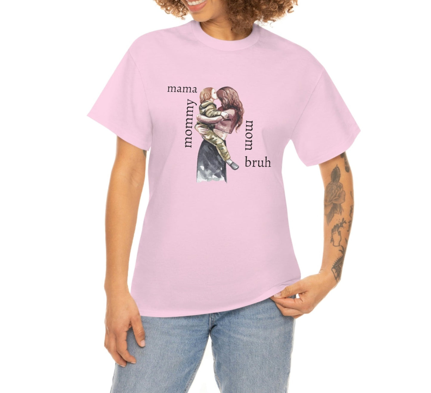 Mama, Mommy, Mom, Bruh T-shirt