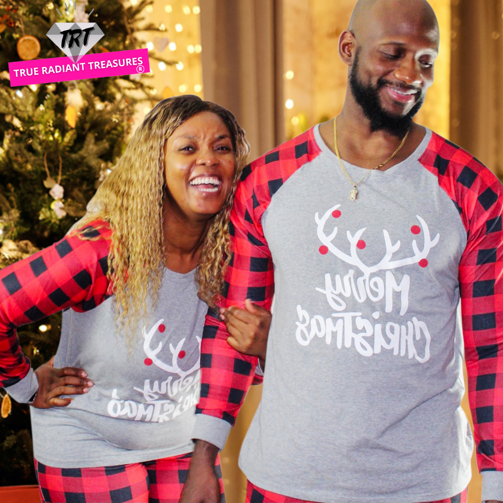 Spread holiday cheer with matching Christmas pajamas for the whole family. Explore our "Here & Now" Collection for more Christmas family matching pajama options.