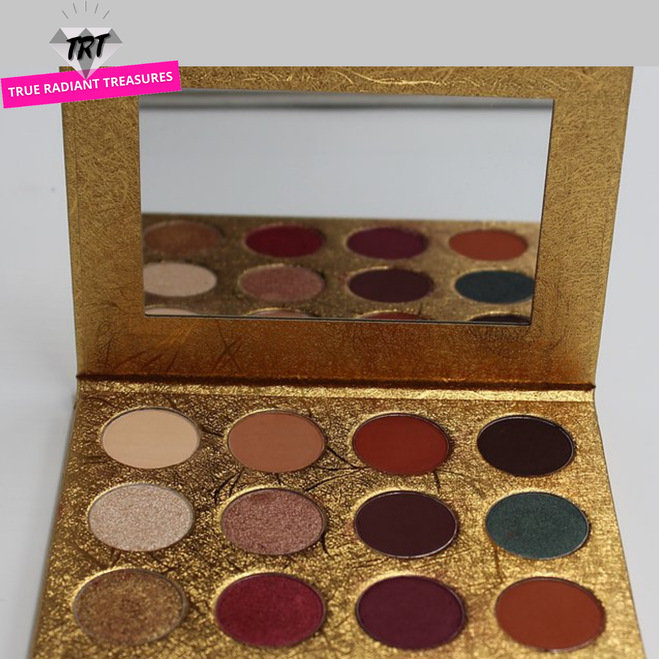 RT 12 Color Eyeshadow Palette with versatile shades for any occasion.