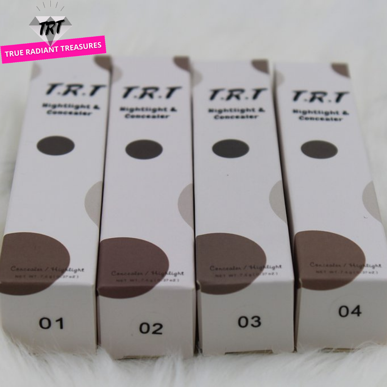 TRT Highlight and Concealer Stick - Masks dark circles, age spots, large pores, for flawless and radiant skin.