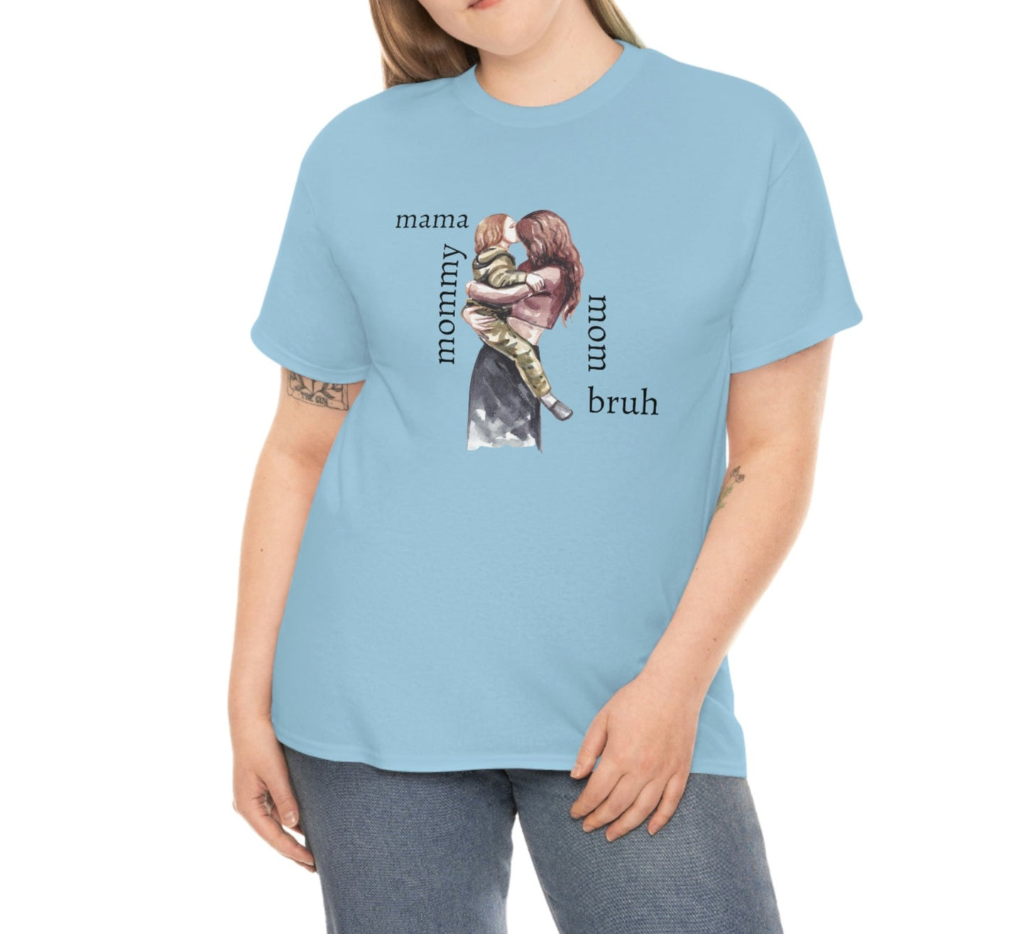 Mama, Mommy, Mom, Bruh T-shirt