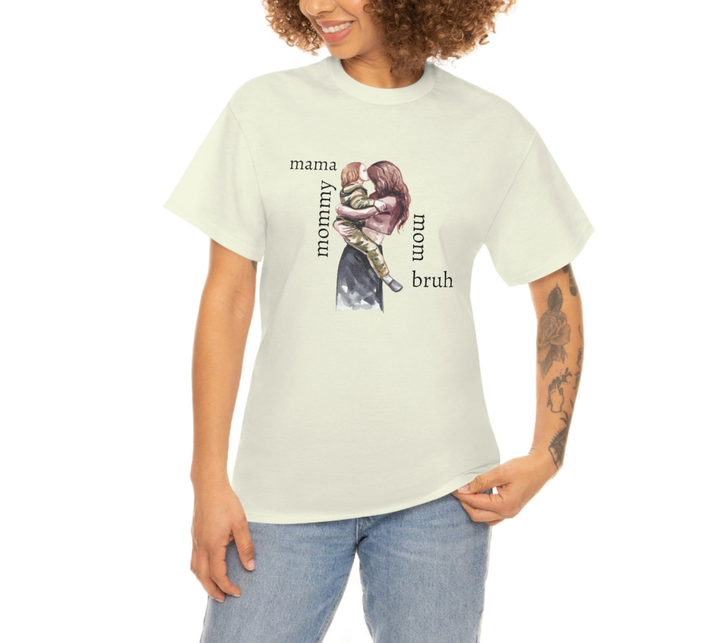 Mama, Mommy, Mom, Bruh T-shirt