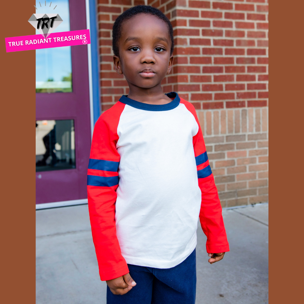 Boys Fall Shirt - Stay warm and comfortable this fall with our cotton shirt for boys. Features a round neckline and full-length sleeves in black, gray, and white. Sizes available for boys aged 4 to 12 years old.