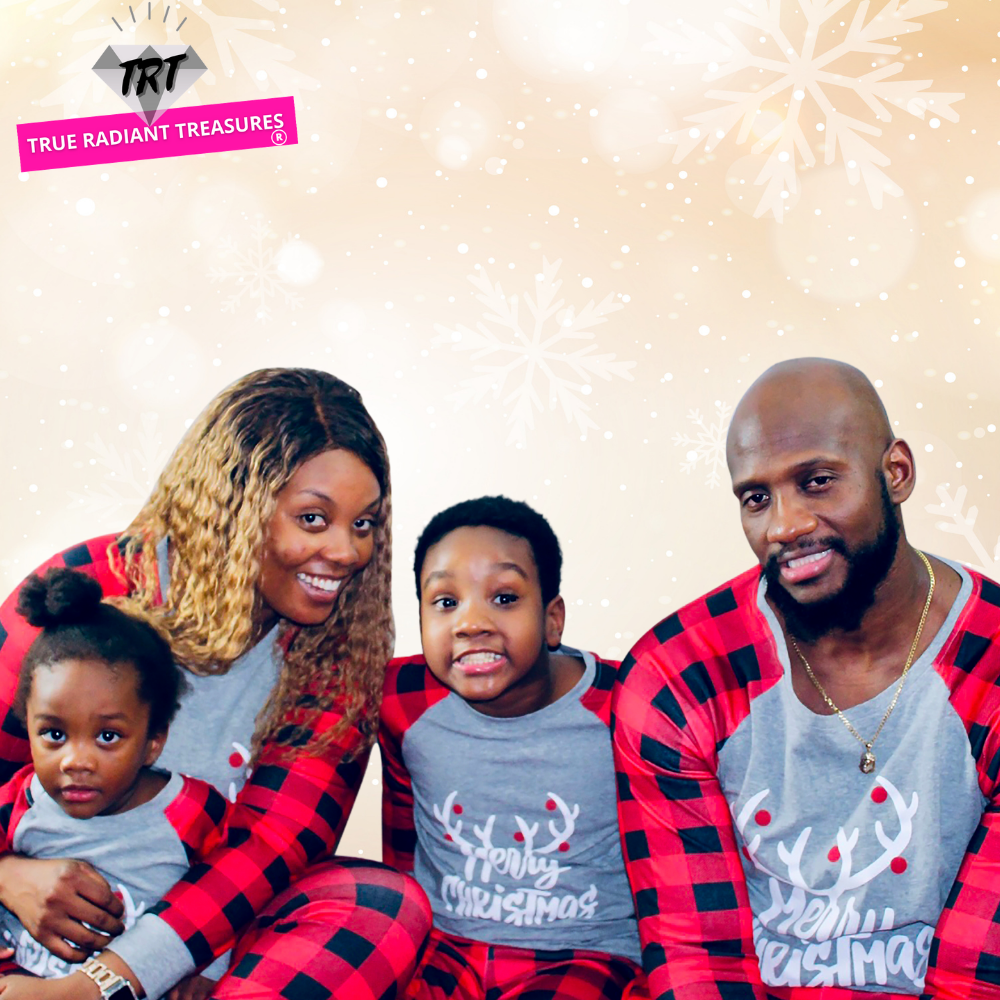 Spread holiday cheer with matching Christmas pajamas for the whole family. Explore our "Here & Now" Collection for more Christmas family matching pajama options.