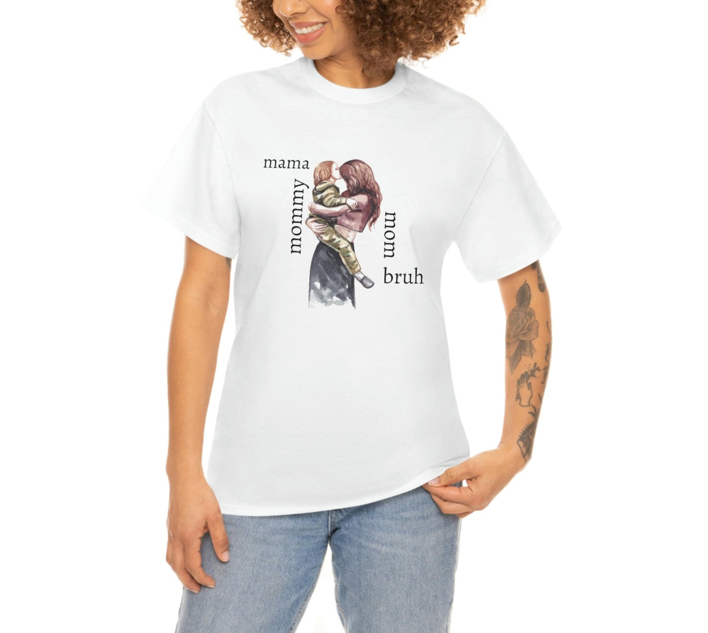 Mama, Mommy, Mom, Bruh T-shirt