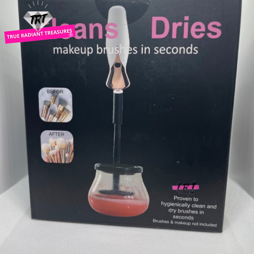 Makeup Brush Cleaner - Easy to use, time-saving, energy-efficient, suitable for all brush sizes, sleek design with matte packaging.