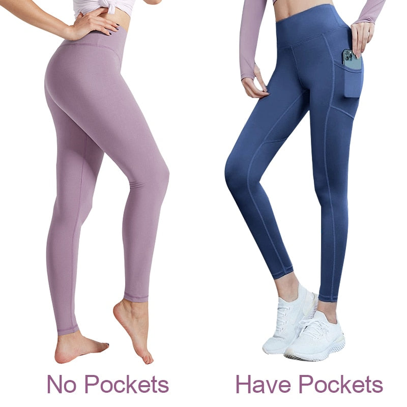 Elastic Wrinkle-Resistant Workout Pants: Durable and stretchy exercise pants with a convenient pocket. Available in multiple colors and sizes. Ideal for workouts.