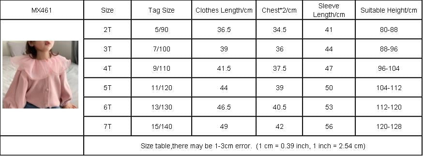 Please choose your girls size correctly.