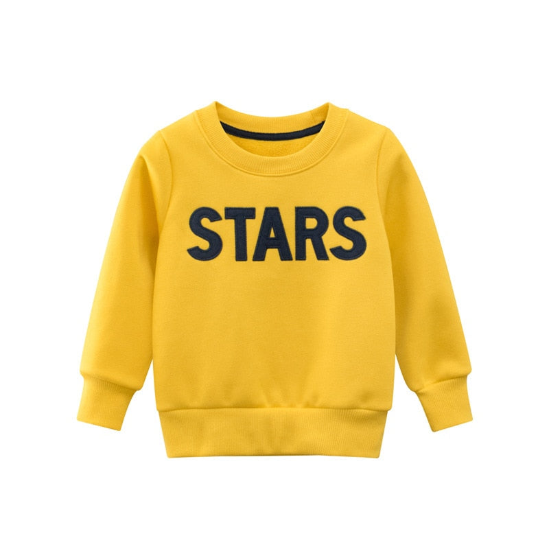 Letter Print Kid's Sweater