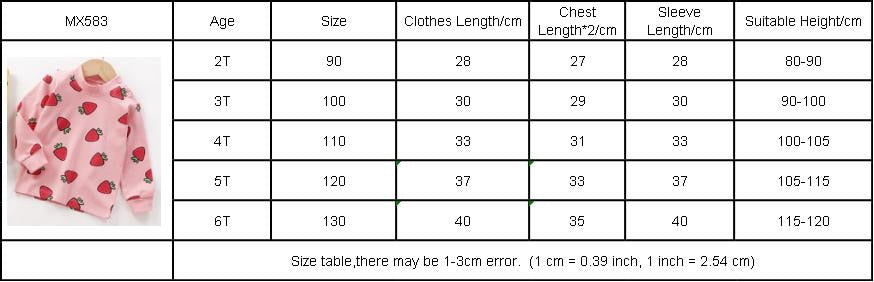 Please choose your girl's size correctly.