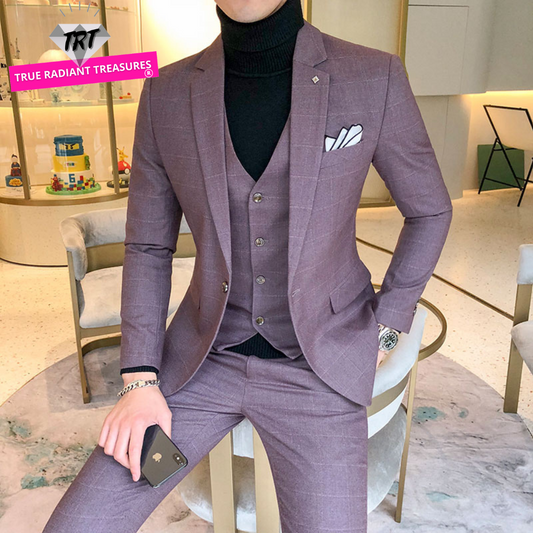 Pure Cotton Suit - Comfortable and Stylish. Perfect for Formal Occasions. Ideal for Weddings, Conventions, and More. Suitable for All Seasons. Elegantly Stunning Look!