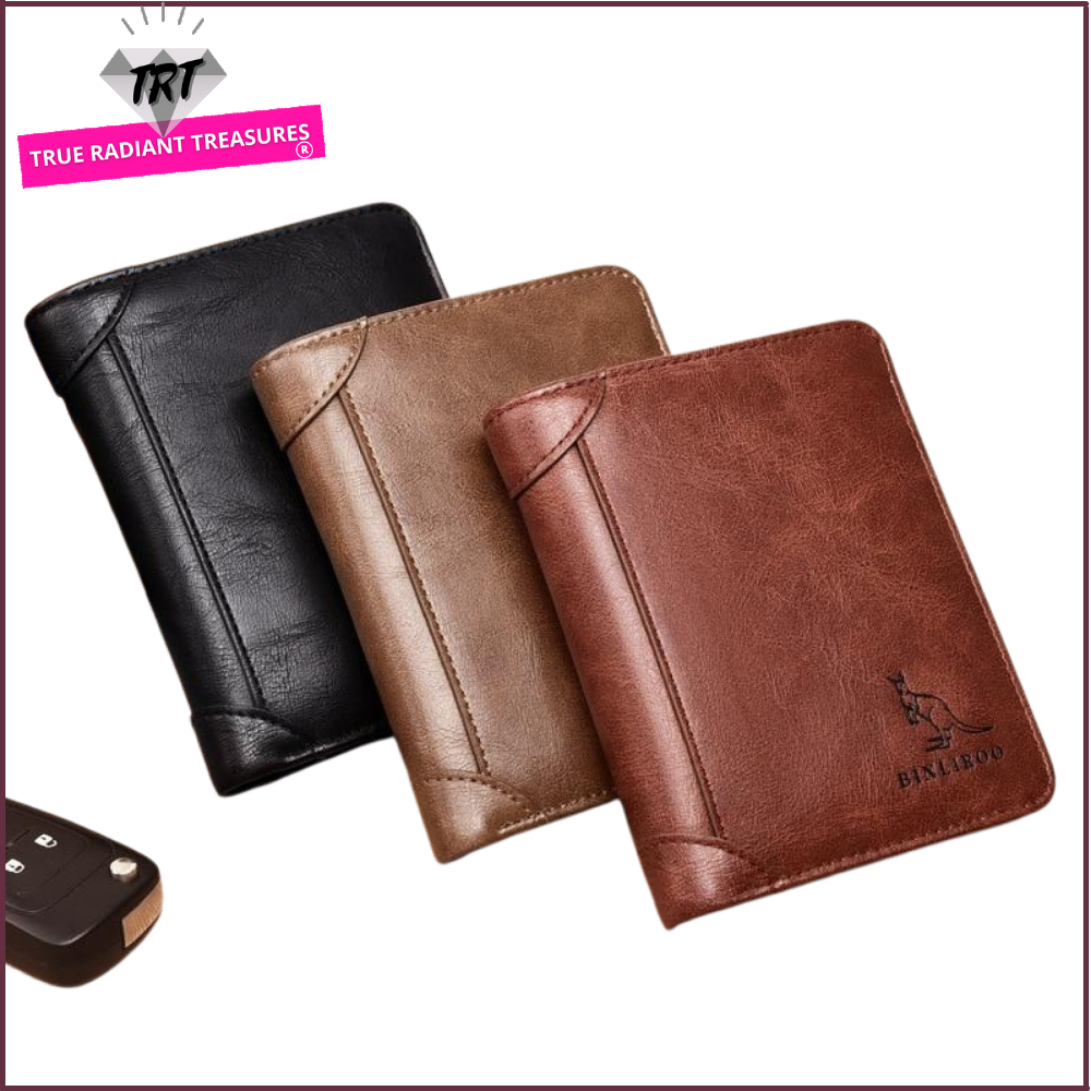 Anti-Theft Card Holder - Secure and convenient - Made from genuine leather - Lightweight and durable - Keep cards easily accessible.