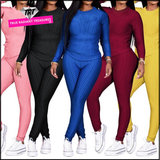 2-Piece Sweatsuit - Warm and Comfortable, Flexible Spandex and Polyester, Multiple Colors, Sizes, and Styles