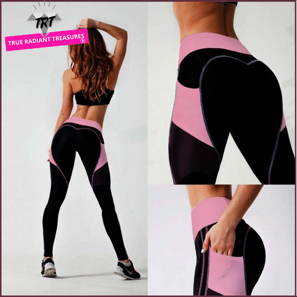 High Waist Fitness Pants - Polyester and spandex blend for superior comfort and 360-degree mobility. Elastic waistband for easy pull-on. Available in various colors and sizes. Perfect for pairing with your favorite tops for stylish and enjoyable workouts.