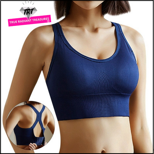 Push Up Fitness Bra - Supportive, Comfortable, Breathable, Quick Drying, Anti-Pilling, Shockproof