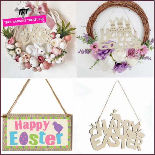 Add some fun to your Easter party with our Happy Easter Party Door Signage! Available in different designs and sizes, this awesome door signage will definitely wow your guests, friends, and family. Made from high-quality and durable materials, you can enjoy this decoration for many Easter celebrations to come. Shop now and make your party even more special!