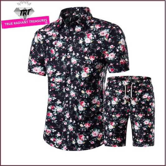 Floral Printed Men's Shirt