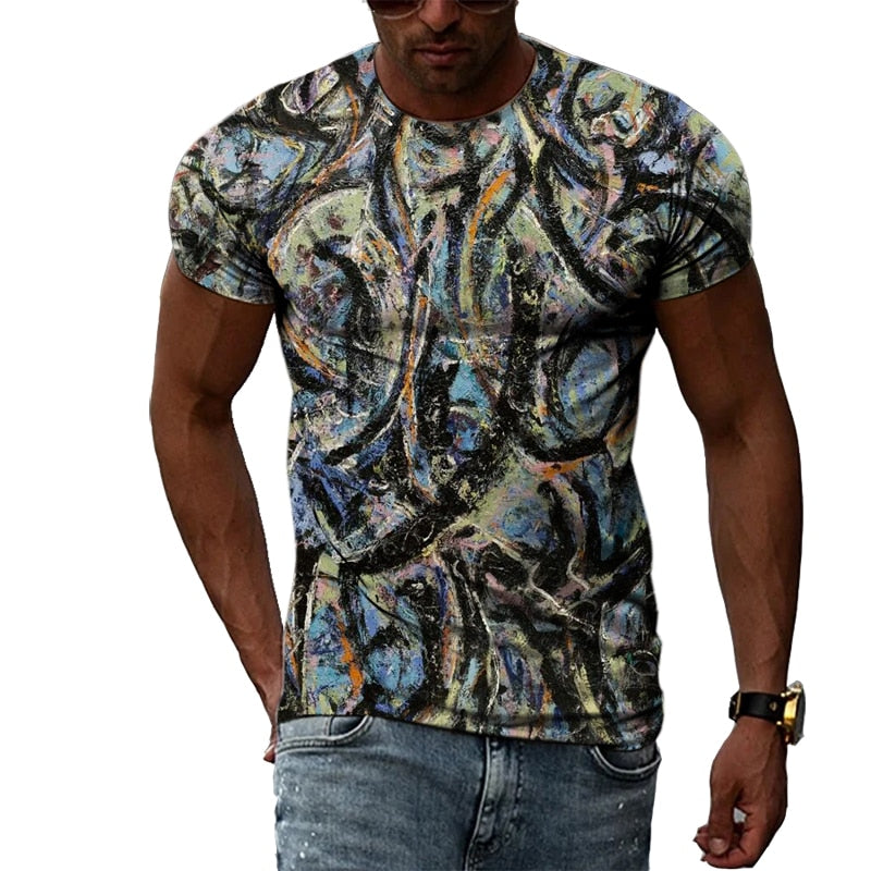 "Image of a Hip Hop Shirt made of durable polyester material, perfect for a stylish and casual look. Available in different prints and sizes for a personalized fit. Pair it with jeans or shorts to elevate your style and stand out from the crowd. Shop now and upgrade your wardrobe with this must-have shirt."