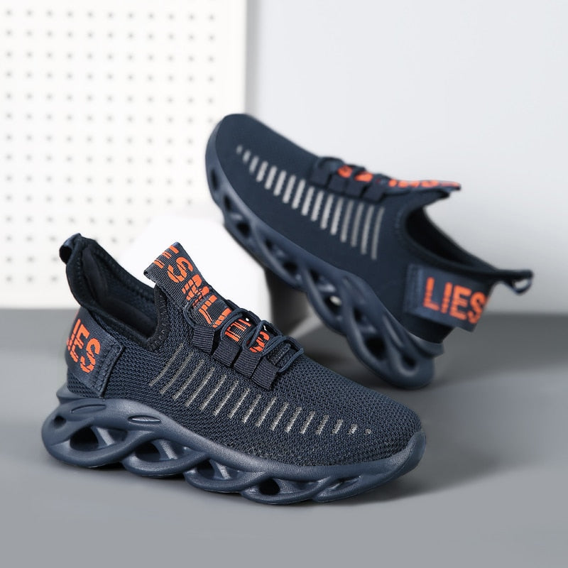 Breathable Soft Lace-up Jogging Shoes