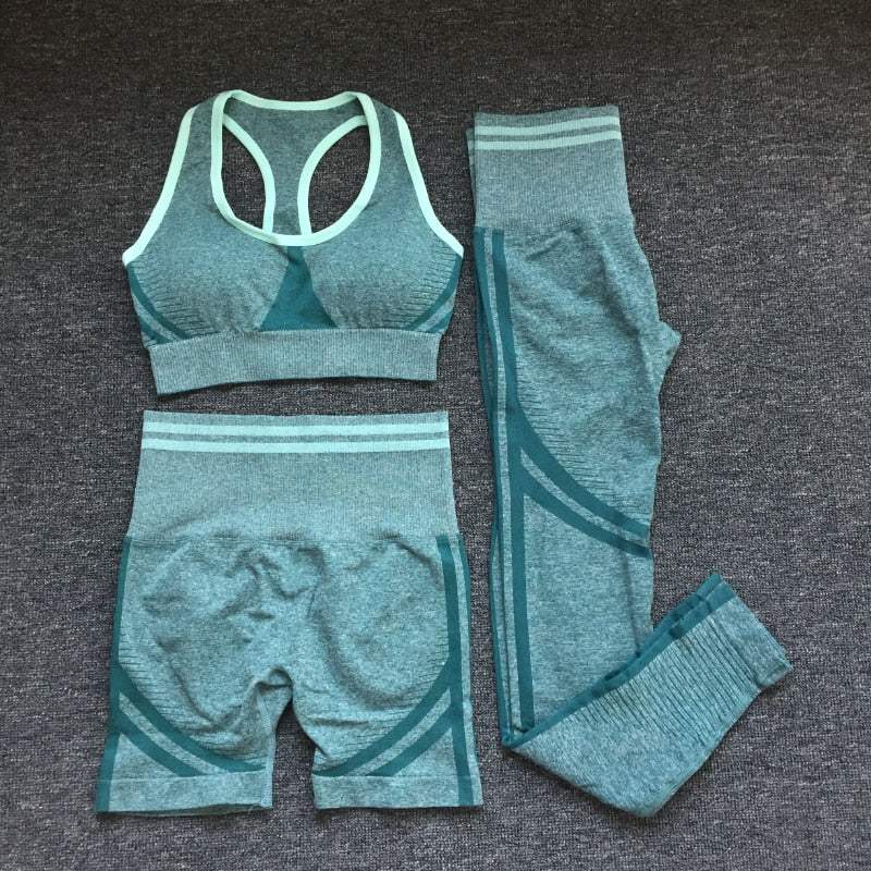 2 Piece Gym Set - Breathable, Comfortable, and Durable Fitness Apparel in Multiple Colors